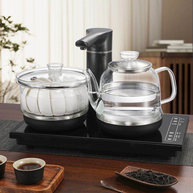 新款全自动上水烧水壶加厚嵌入式智能消毒煮茶器电茶炉茶吧机一体