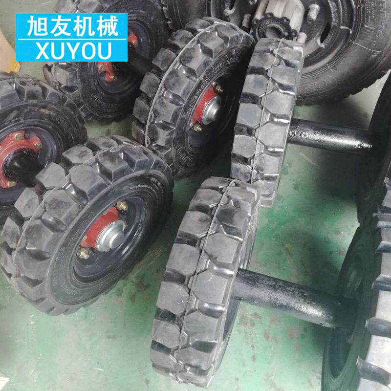 定制牵引式平板车配件轮胎牵引杆转盘架支承平板拖车总成拖车