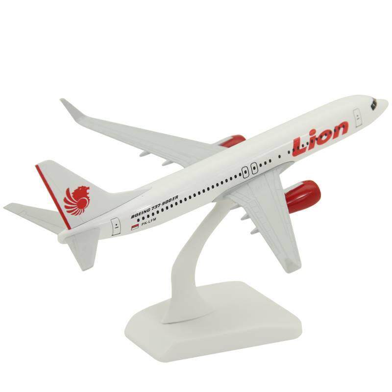 暑期特惠实心合金飞机模型波音B737-900印尼狮子航空客机礼品摆件