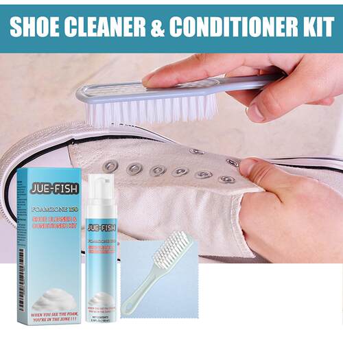 Jue-Fish Shoe Cleaning and Care Kit - Portable Whitening Age