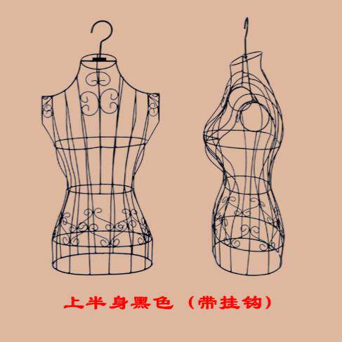热卖欧式铁艺模特架女道具婚纱拍摄服装架全身半身女挂衣架展示架