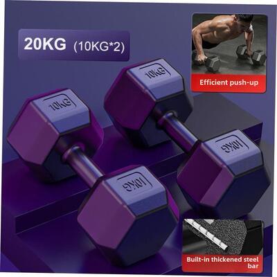 Dumbbell kettlebell training arm muscle pair of hexagonal y
