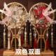 团扇结婚新娘diy材料包秀禾婚礼婚扇成品喜扇子出嫁中式 双色双面