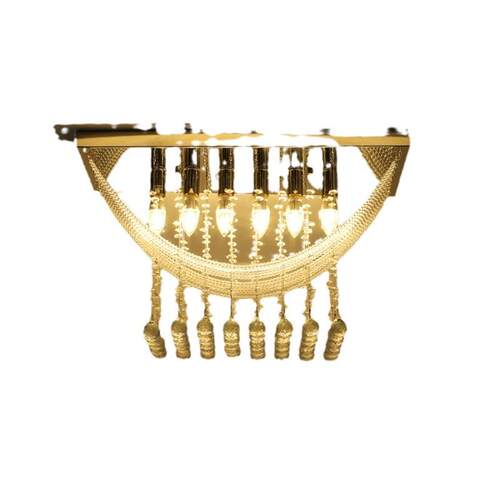 LED水晶吸顶灯方形过道灯走廊玄关灯饰现代简约阳台入户灯具
