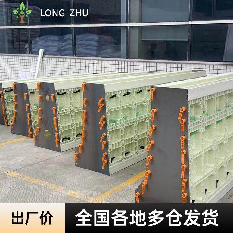 防撞墙加厚全套塑钢模具注塑机现浇混凝土公路地面隔离护栏模板