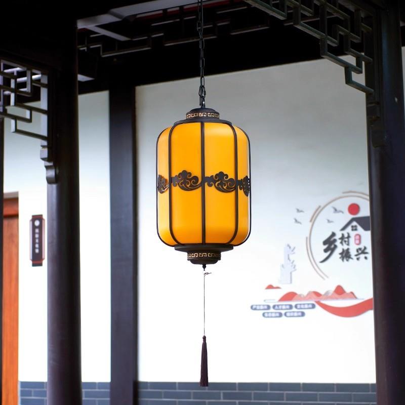 户外中式祥云大门屋檐吊灯庭院宫廷凉亭过道长廊连廊阳台室外灯具