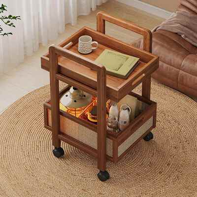 推车置物架落地多Z0814层家用室小移动零厨房沙发茶几收食纳卧储