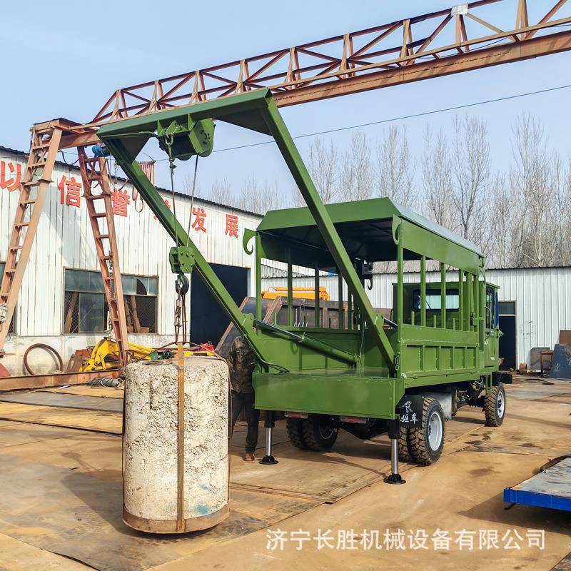 四驱四不像龙门下葬吊车乡镇白事拉棺木下葬随车吊起重机