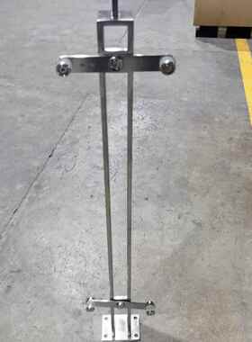 304不锈焊接拼板烤漆工程立钢柱墅栏别室内楼杆梯扶手挂玻96177璃