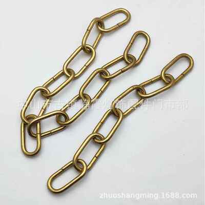 铜吊链 铜锁链 链子链条灯饰灯具配件 线径4mm铜链子 吊灯配件