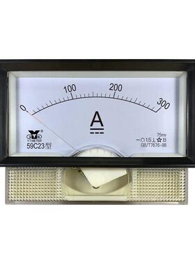 59c23 75mv直流电流表10A/20A/30A/50A/75A指针dc安培表59c177*13
