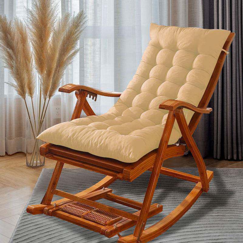 棉垫坐垫加厚躺椅摇椅秋冬垫子折叠椅通用懒人沙发四季专用藤椅
