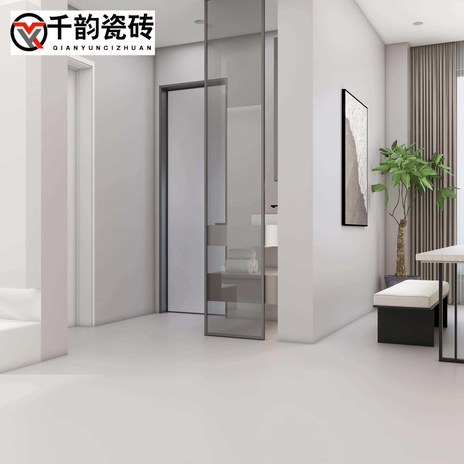 网红瓷砖奶油风纯色柔光砖大板岩板瓷砖900x1800哑光防滑耐磨地砖