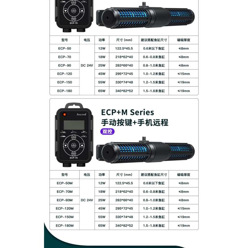捷宝海水缸横流造浪泵SCP70MCP70ECP新款APP系列手机控制珊瑚造浪