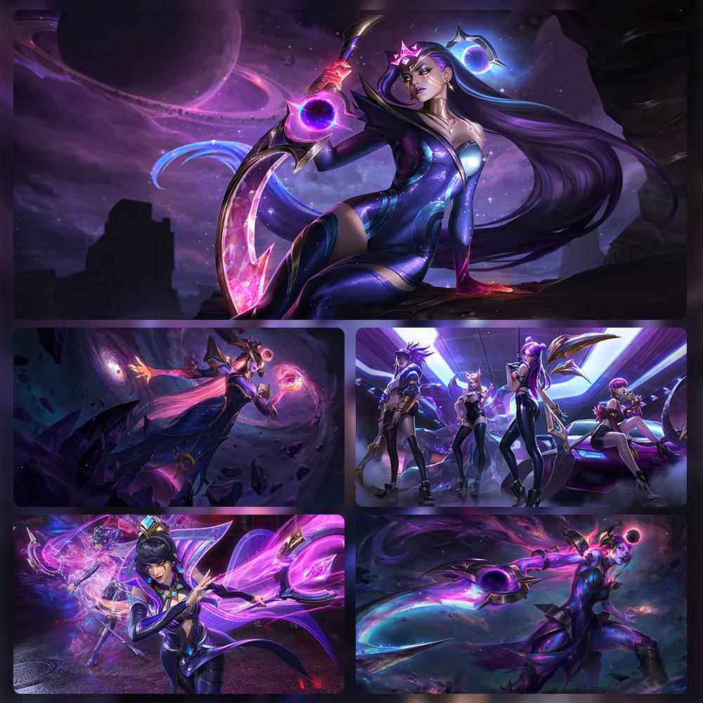 英雄联盟LOL鼠标垫超大金克丝电脑键盘垫电竞游戏垫创意办公桌垫