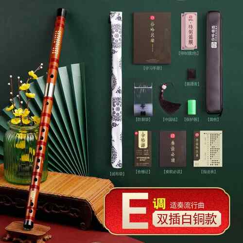 高档伶吟学零生专演奏笛子竹笛乐器初学基横础儿业童E短古风玉笛