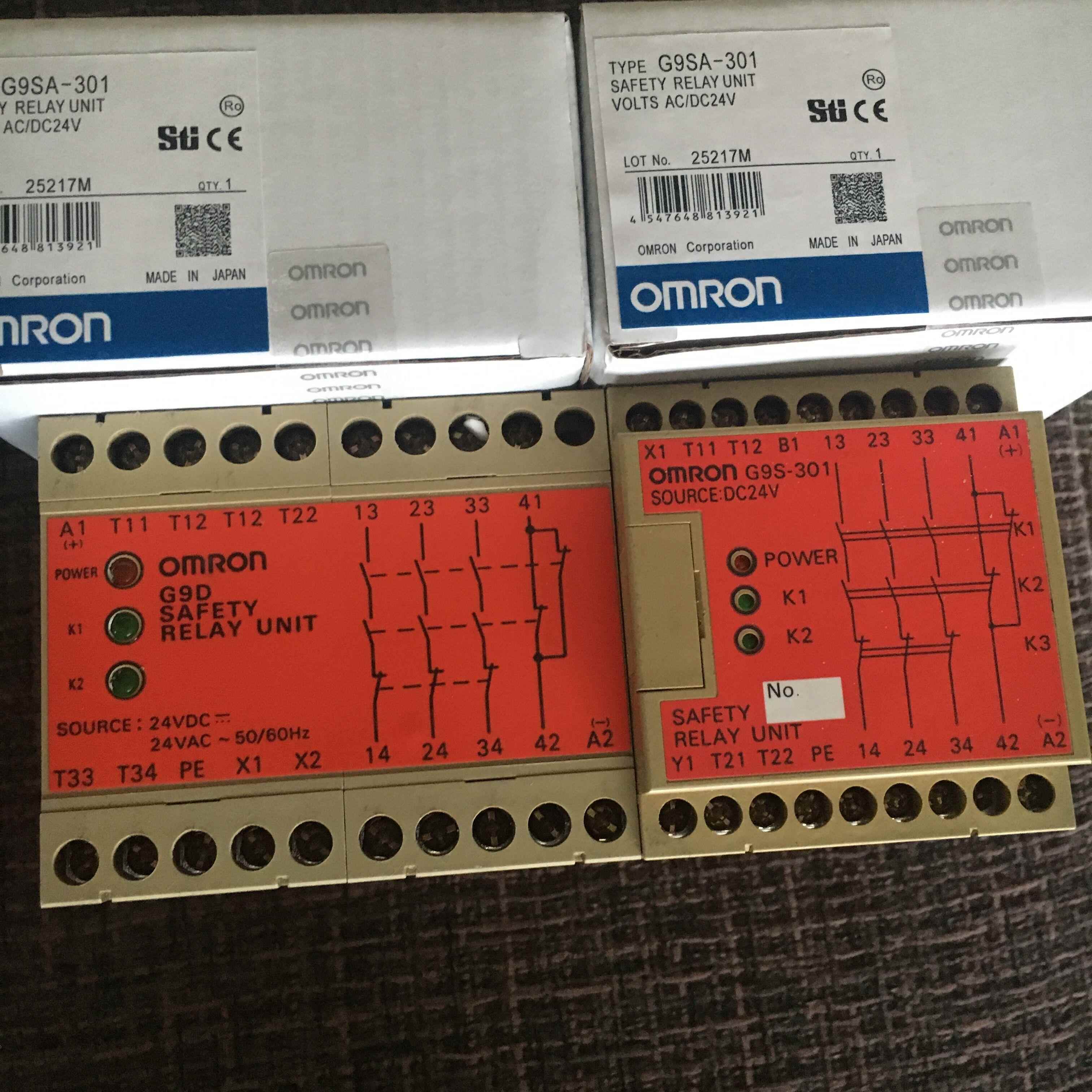 正品老款安全继电器G9D-301 G9S-301 G9SA-301 501 321-T075 T15