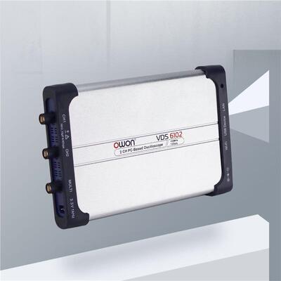 OWON虚拟PC数字示波器VDS6102双通道100M便捷标配信号源二次开发