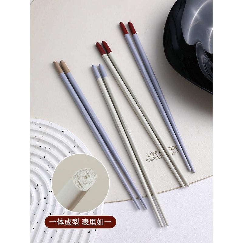 升级合金筷子家用新款耐高温个人专用高颜值洗碗机可用防滑防霉筷