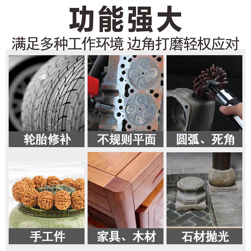 台湾气动八瓣砂枪气动八瓣打角磨直磨机工业级气砂风动机八砂打磨