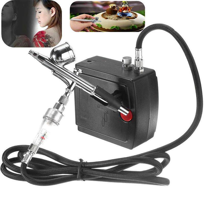 AC110-240V喷笔气泵套装迷你泵高达模型喷漆纹身工具上色龟泵喷漆