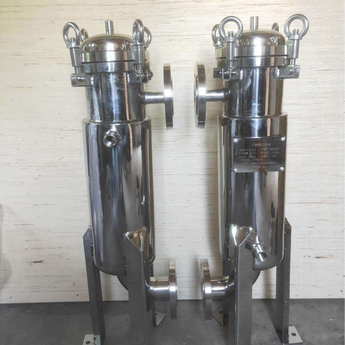 不锈钢夹套保温袋式过滤器 DL-4P2S夹套过滤器 树脂、糖浆过滤