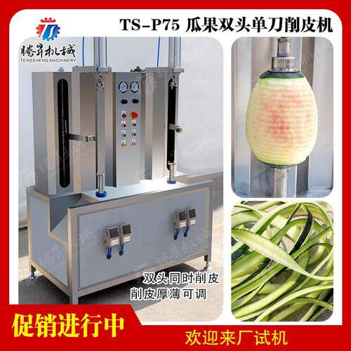 双头单刀多功能瓜果削皮机木瓜冬瓜去皮机不锈钢商用瓜果去皮机