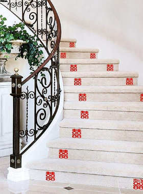 字楼梯小喜台阶字贴婚礼婚房套装贴布置踏步囍不干胶结婚装饰pch