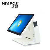 支付机邦烘焙奶餐饮咖啡店一体机汉收银触摸屏机茶店收银扫描