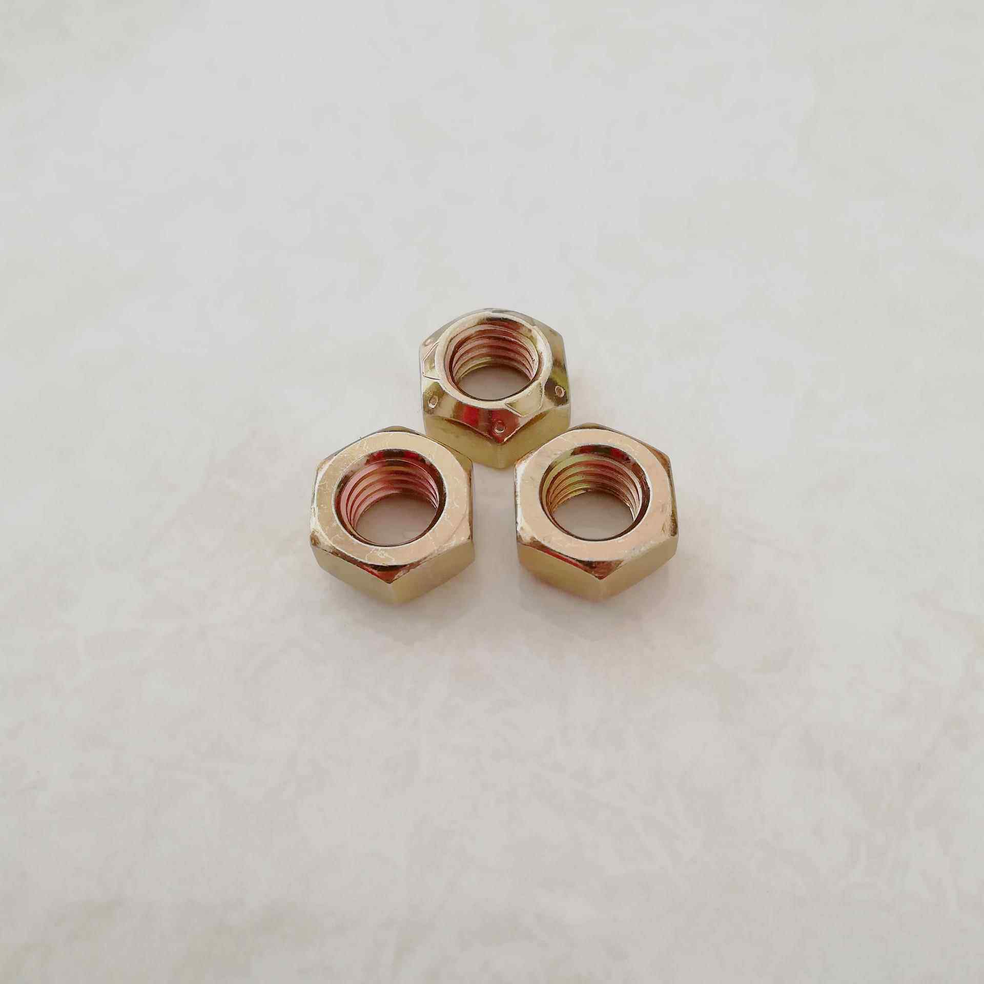 立禾DIN现98母角0V美制全金属锁5/8-11紧螺母六压点锁紧螺5/8-11