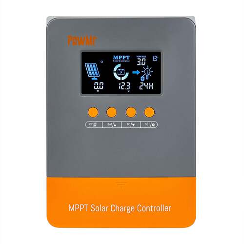 PowMrMPPT太阳能控制器60A12V/24V/36V/48V自适应电压跨境厂家