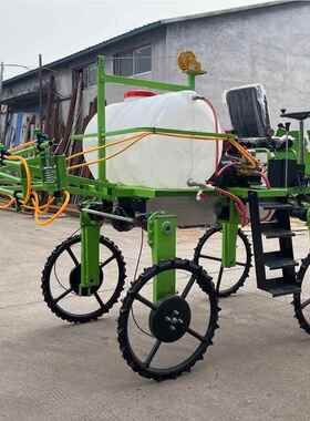 四轮打药220303 玉米棉花菜喷洒农药机 小麦盘玉蔬米方机向喷药车