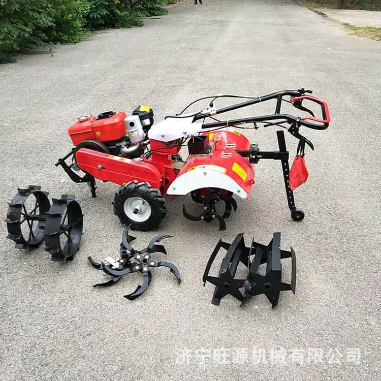 小型自走启式旋耕油机KLW电柴旋耕机开动沟犁地除草微耕机
