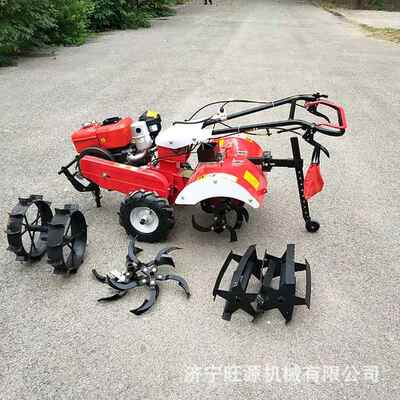 小型自走启式旋耕油机KLW电柴旋耕机开动沟犁地除草微耕机