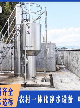 一体化净水设备山泉水水库水过滤设备农村用水处理工程净水设备
