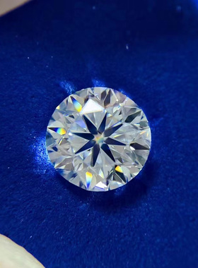 GIA证书0.4克拉D色VVS1净度3EX无荧光天然裸钻可定制结婚戒指吊坠