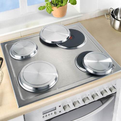 现货不锈钢炉盖四件套电炉燃烧器盖厨房炉炊具保护盖Stove Top Co