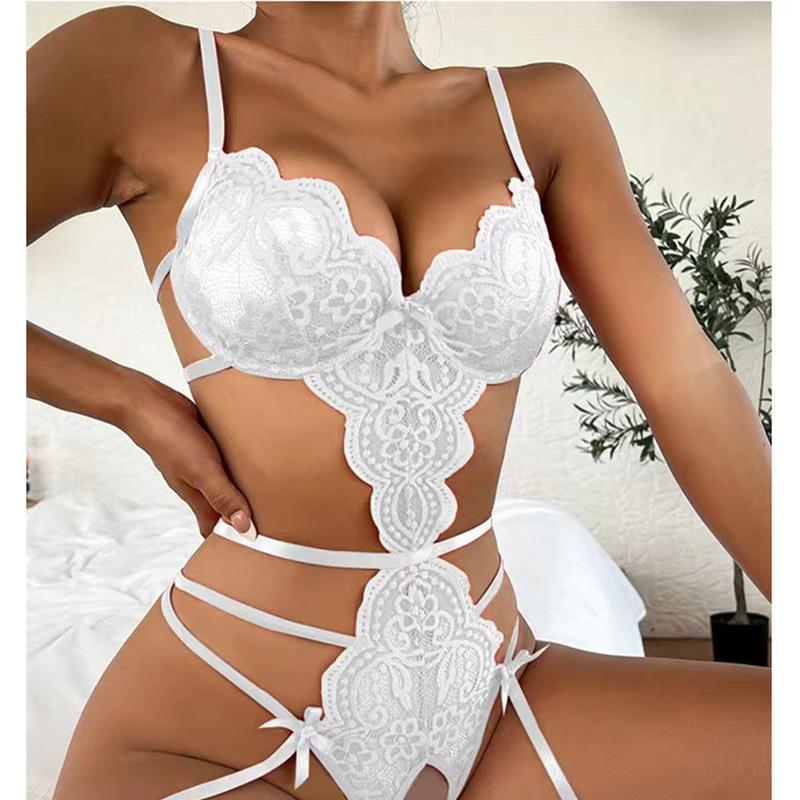 pajamas crotch open sexy jumpsuit temptation lace lingerie