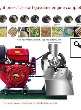 小型米棒机食品膨化机10台使用空心棒米炒花机江电机14台爆米花机
