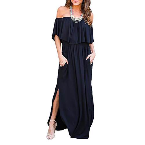 A one-piece neckline wrapped around the chest with a lotus