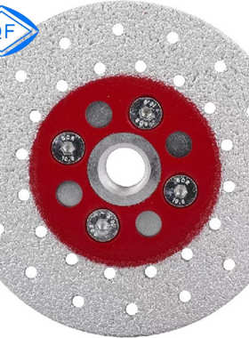 岩板切割片 带法兰盘M14多孔切磨片大理石混凝土瓷砖钎焊磨片
