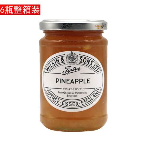 缇树Tiptree 多口味组合装果酱340g*6瓶整箱装黑加仑菠萝涂抹果酱