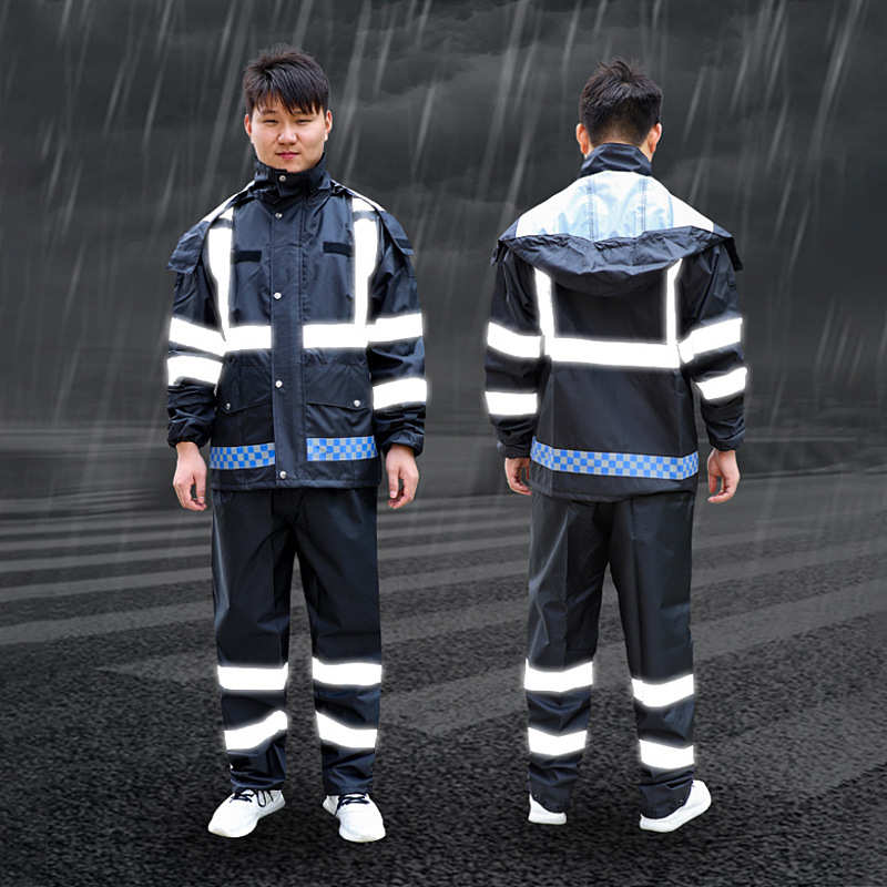 外卖雨衣套装全身防暴雨男款骑手骑行摩托车分体雨衣雨裤加厚防水