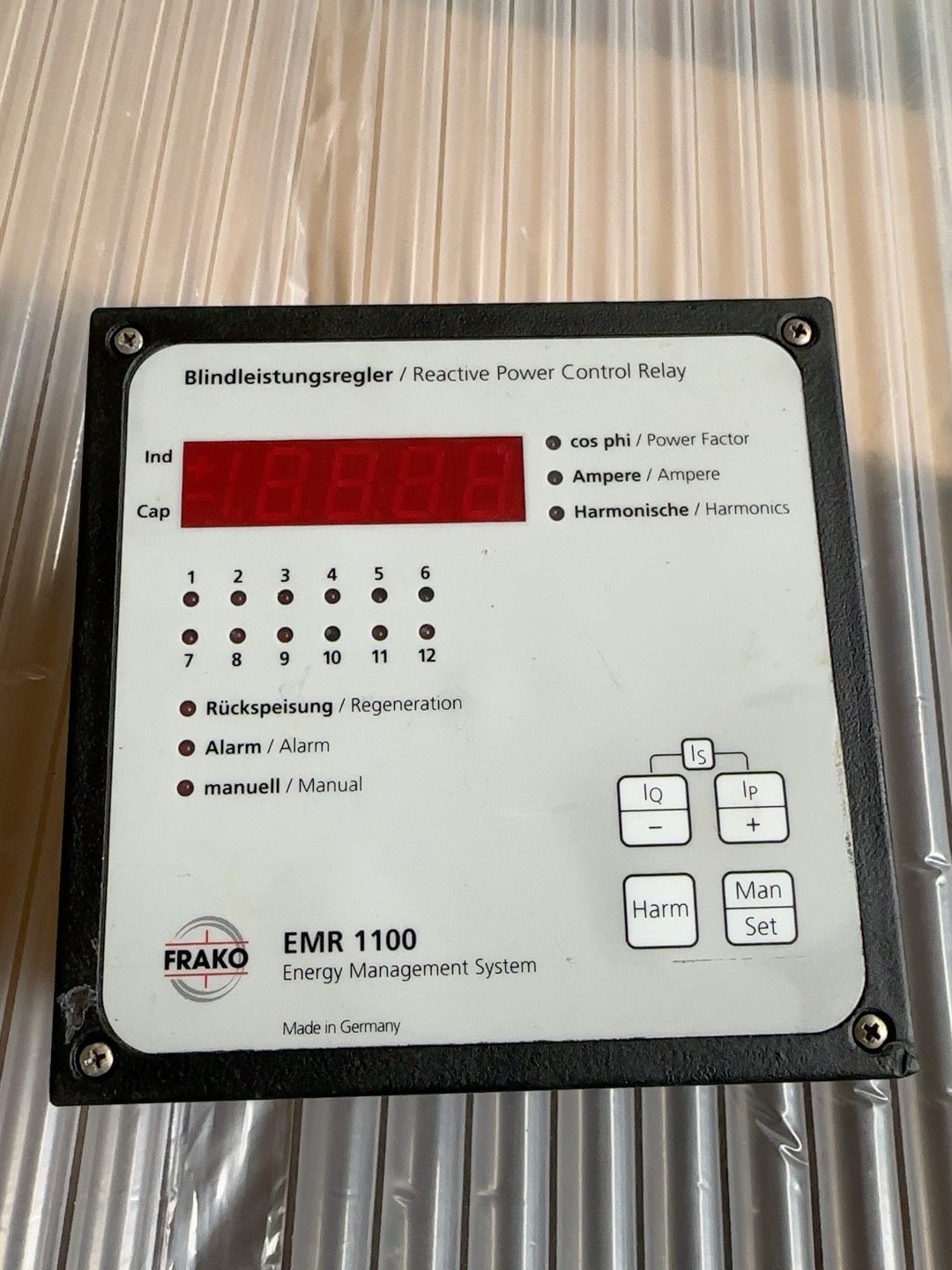 德国FRAKO EMR1100功率因素自动补偿仪，实物拍摄，