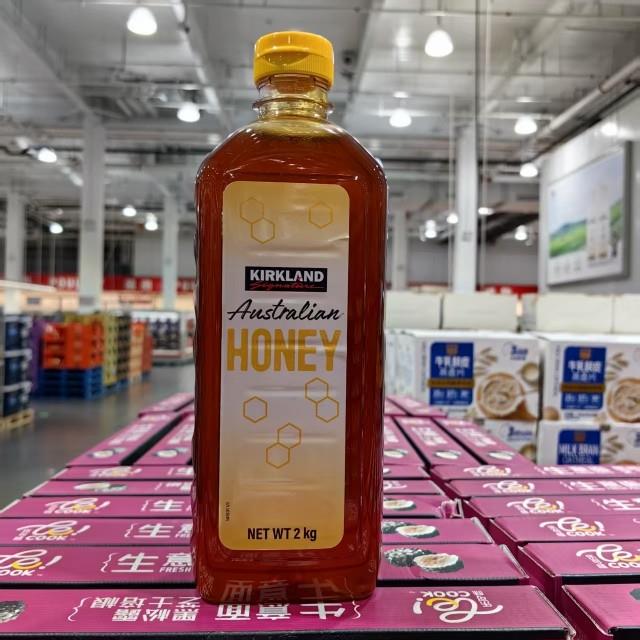 开 市客购Kirkland科克兰澳洲原装进口蜂蜜2kg纯正天然桉树蜜