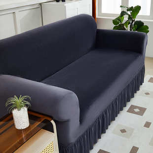 银狐绒加厚沙发套全包套罩弹力客厅通用一体式防滑弹力单三人坐垫