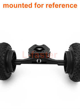 8寸+9寸气动轮200x50山地轮胎铝合金轮毂带HTD-5M皮带轮皮带轮毂