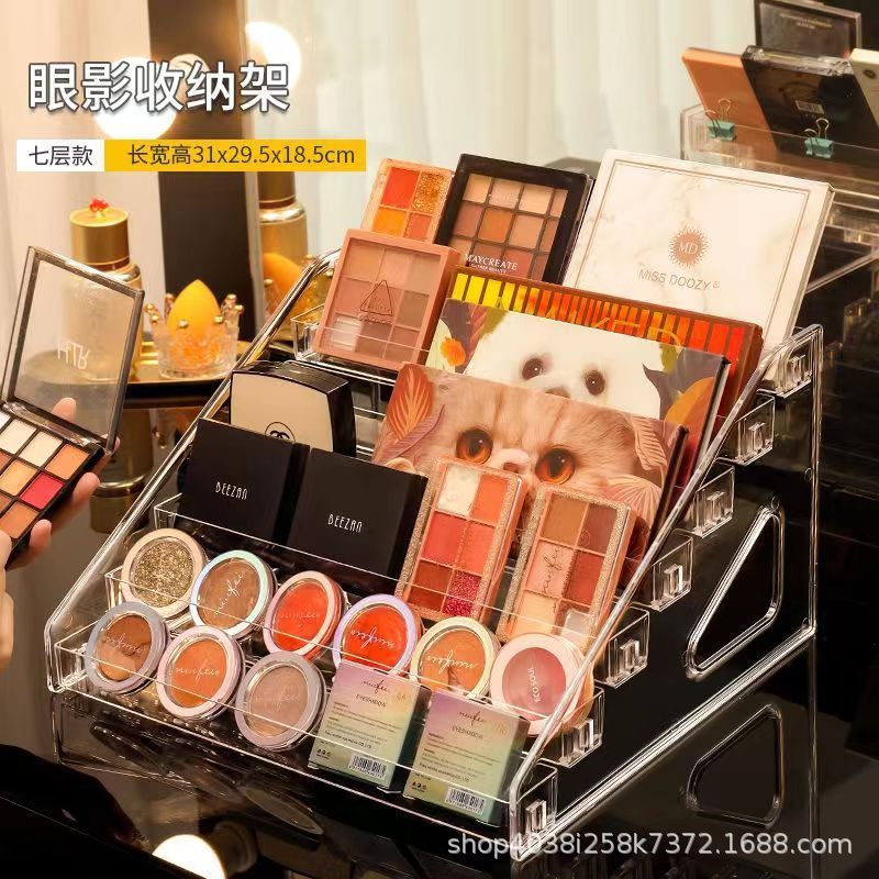 亚克力透明收纳气垫粉饼展示桶