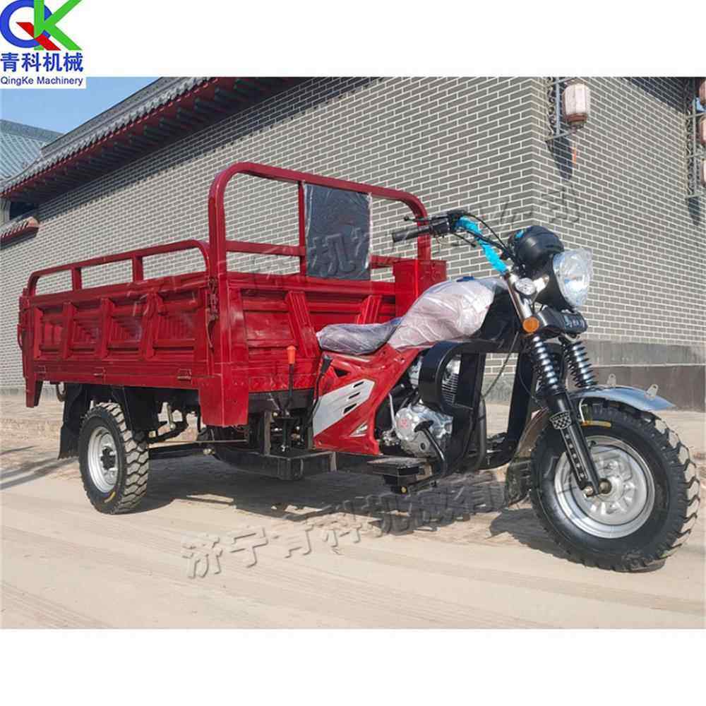 汽油摩托三轮车 农用粮食货物运输车 山区载货自卸车