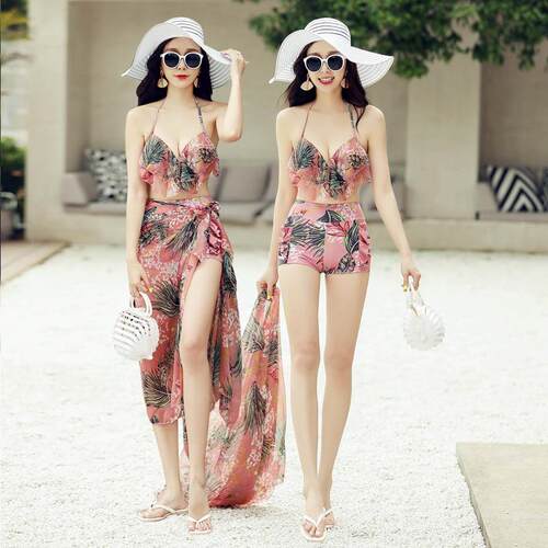 Bikini Three Swimsuit Female Couple Swimsuit
